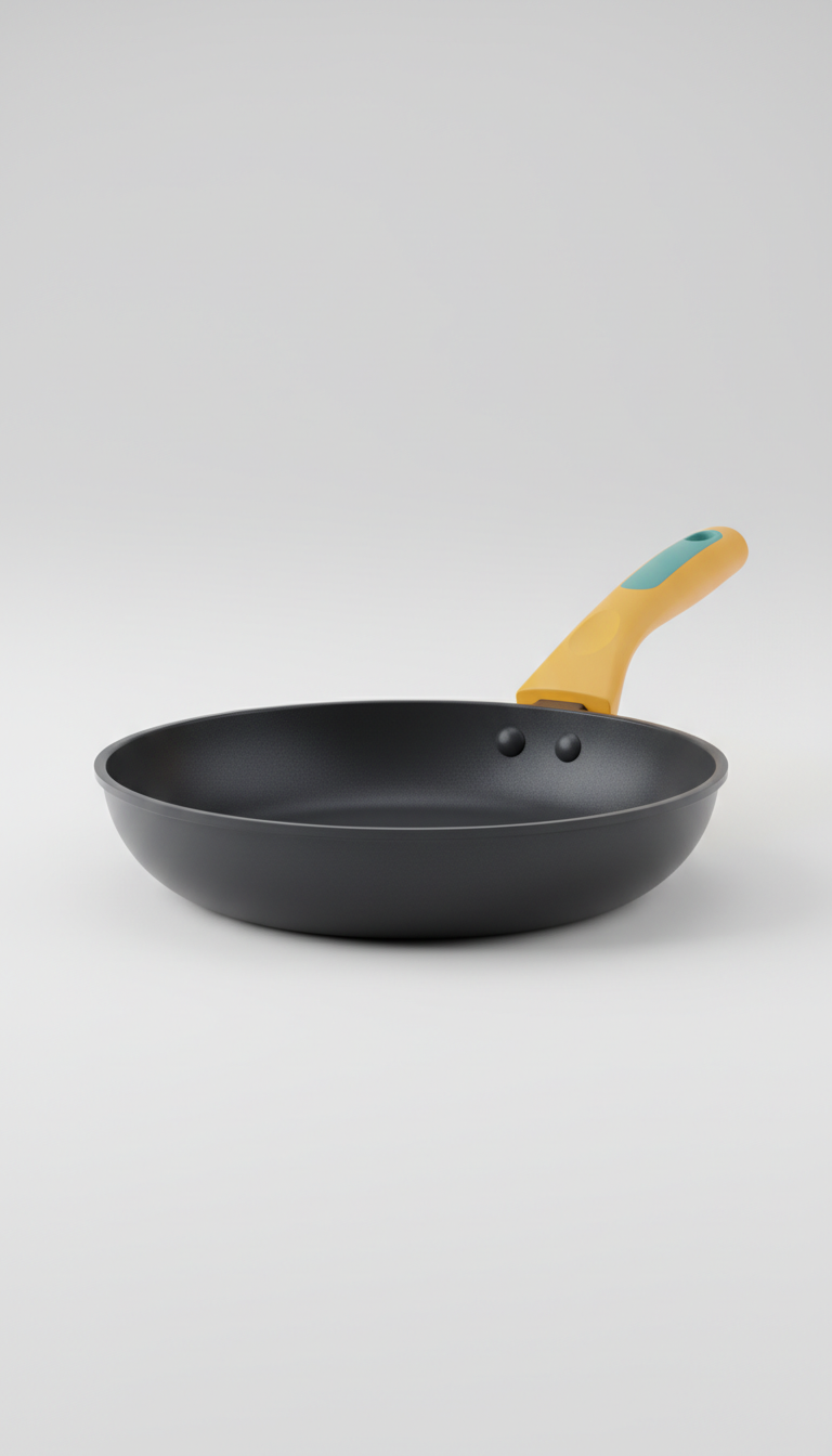 Sartén antiadherente moderna con mango ergonómico